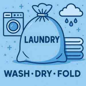 Wash, Dry and Fold - Large bag