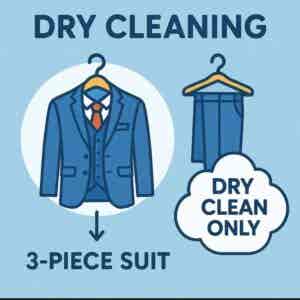Dry Cleaning - 3pc suit